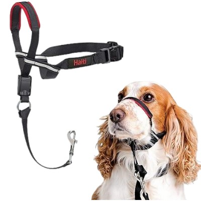 HALTI Optifit Headcollar - Anti-Pull Dog Training Collar for Medium Dogs